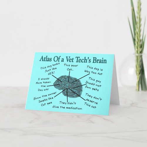 Atlas of a Vet Techs Brain Card