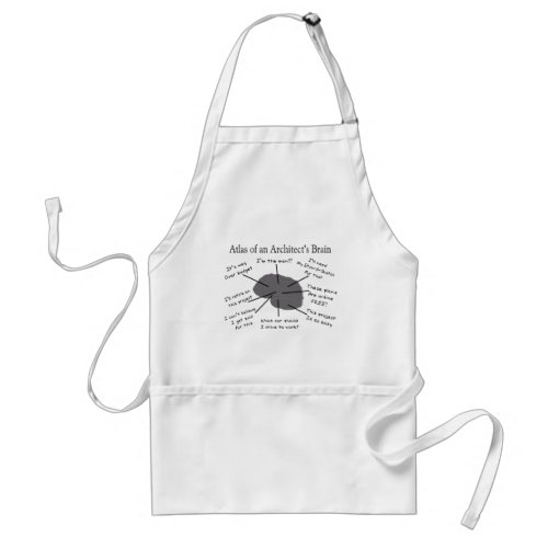 Atlas of an Architects Brain Adult Apron