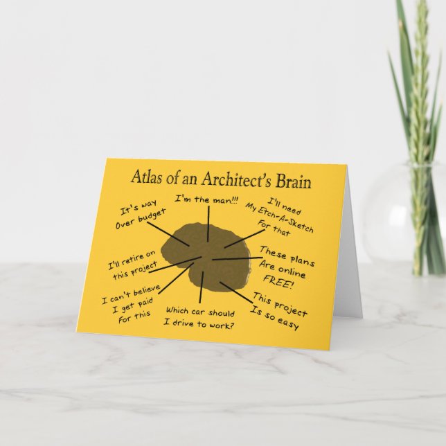 Atlas of an Architect's Brain Card (Front)