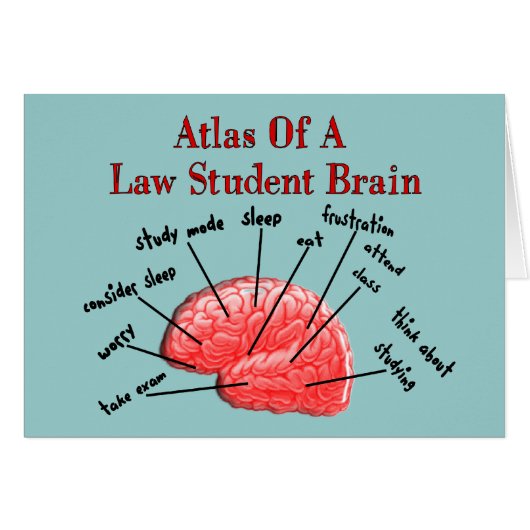 Atlas of Law Student Brain (Front Horizontal)
