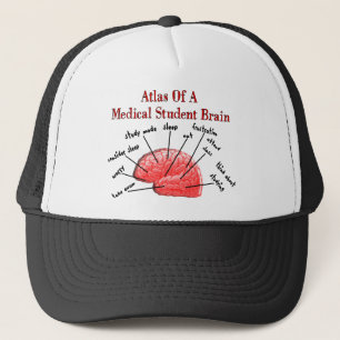 Atlas of Medical Student Brain Trucker Hat