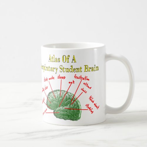 Atlas of Respiratory Student Brain Gifts Coffee Mug