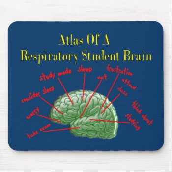 Atlas Of Respiratory Student Brain Gifts Mouse Pad by ProfessionalDesigns at Zazzle