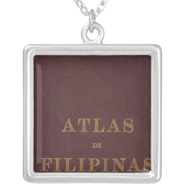 Atlas of the Philippines Silver Plated Necklace (Front)