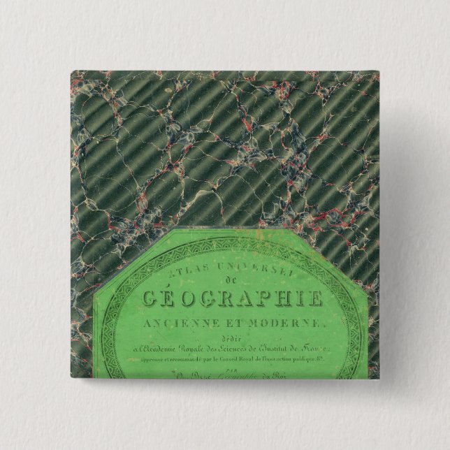 Atlas of Universal Geography Pinback Button (Front)