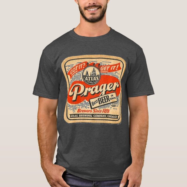 Atlas Prager Beer T-Shirt (Front)