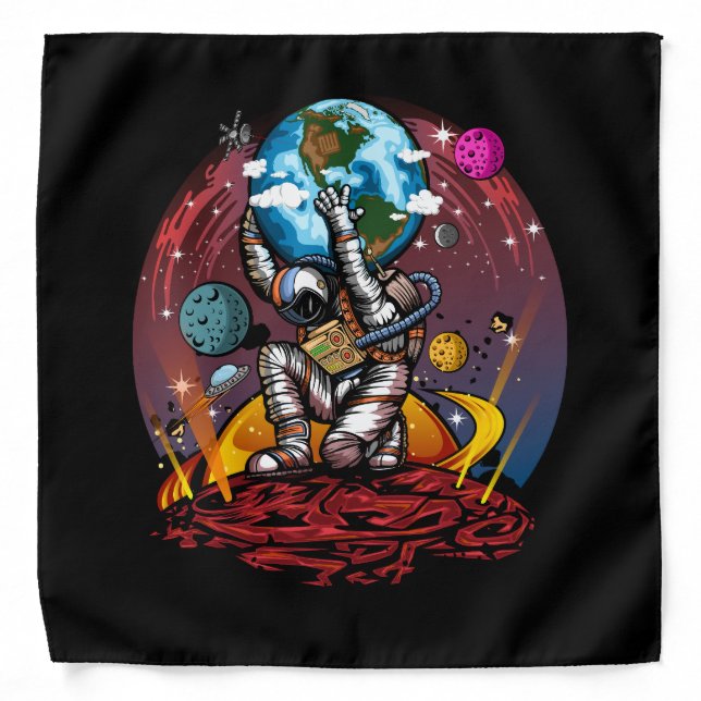 Atlas Space Man Bandana (Front)