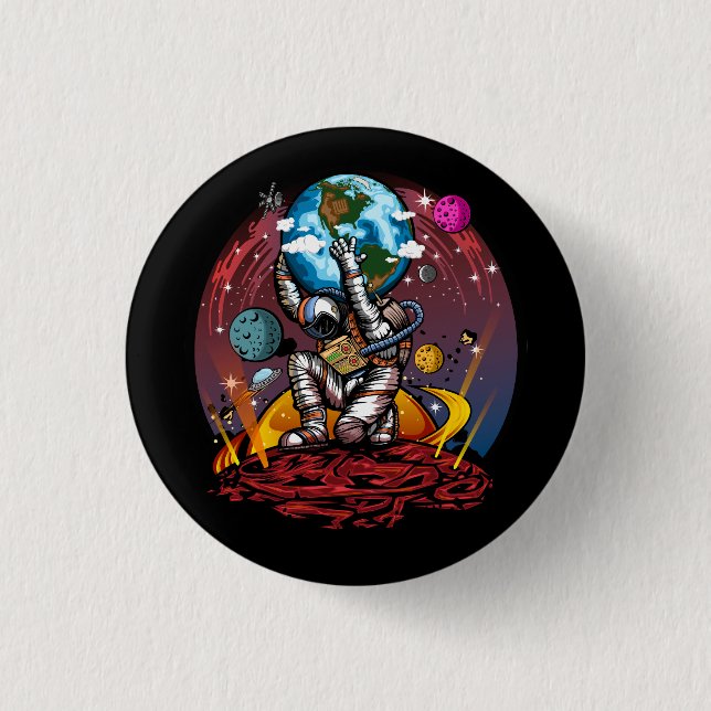 Atlas Space Man Button (Front)