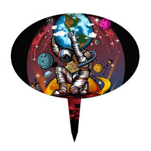 Atlas Space Man Cake Topper