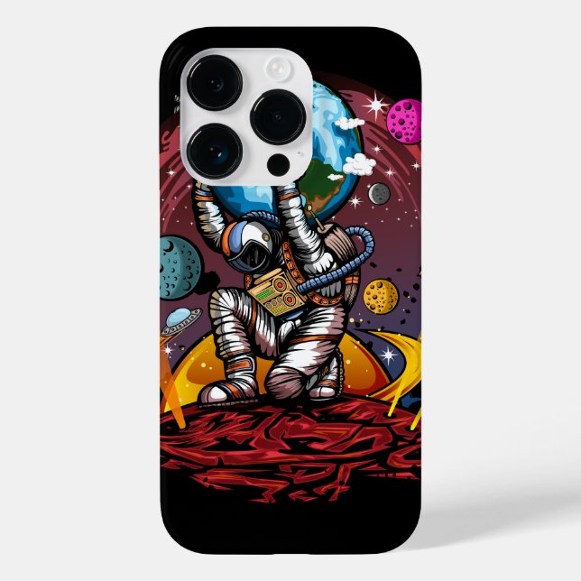 Atlas Space Man Case-Mate iPhone Case (Back)