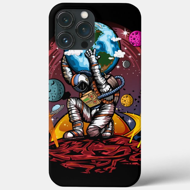 Atlas Space Man Case-Mate iPhone Case (Back)