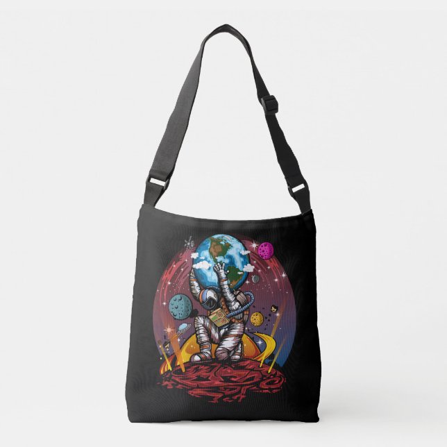 Atlas Space Man Crossbody Bag (Front)