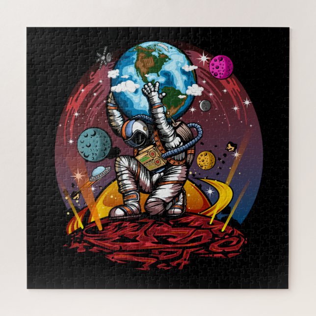 Atlas Space Man Jigsaw Puzzle (Horizontal)