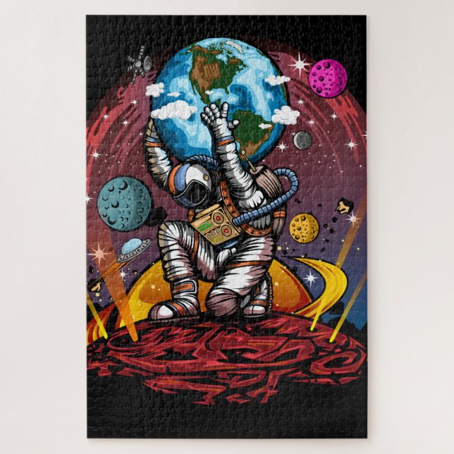 Atlas Space Man Jigsaw Puzzle (Vertical)