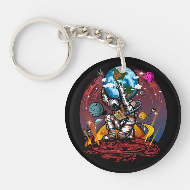 Atlas Space Man Keychain (Front)