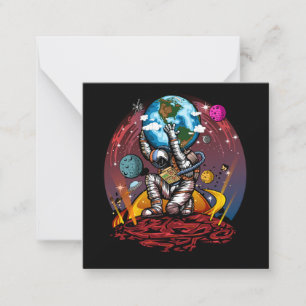 Atlas Space Man Note Card