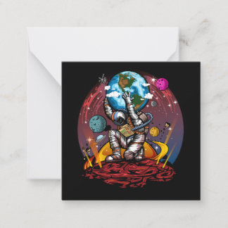 Atlas Space Man Note Card