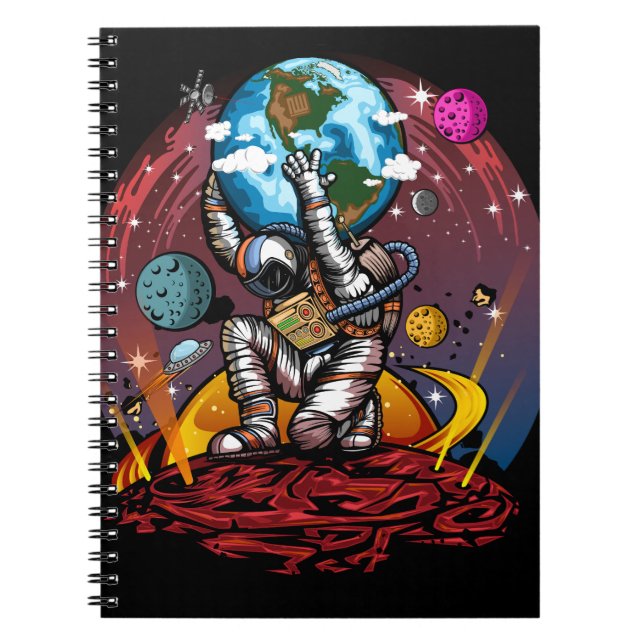 Atlas Space Man Notebook (Front)