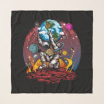 Atlas Space Man Scarf<br><div class="desc">Original vector art of a astronaut space man holding the planet earth.</div>