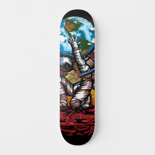 Atlas Space Man Skateboard (Front)