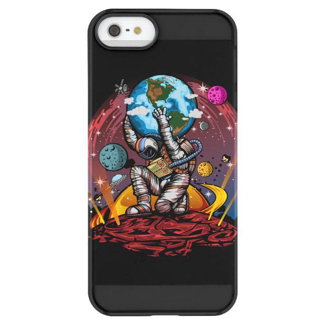 Atlas Space Man Uncommon iPhone Case (Back)