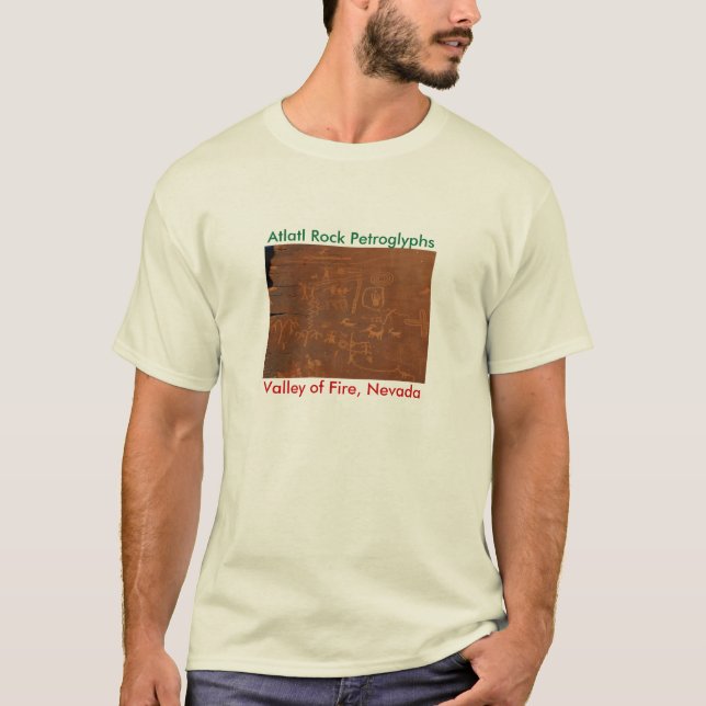 Atlatl Petroglyphs T-Shirt (Front)