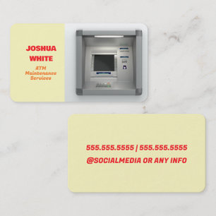 ATM Machine Business Card
