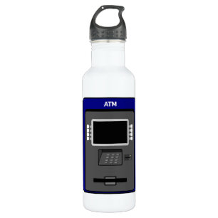 ATM Machine Water Bottle