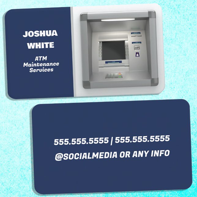 ATM Services Business Card (ATM Services Business Cards)