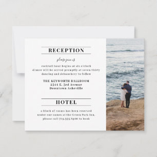 Atmosphere Reception Wedding Invitation Enclosure
