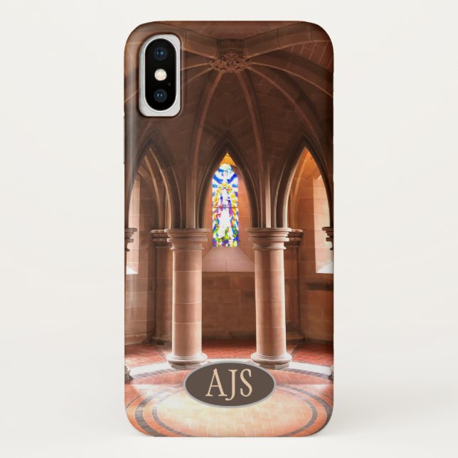 Atmospheric Sandstone Pillars & Stained Glass. Case-Mate iPhone Case (Back)