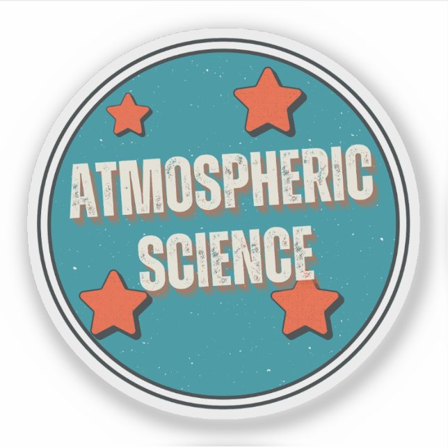 Atmospheric Science Sticker (Front)