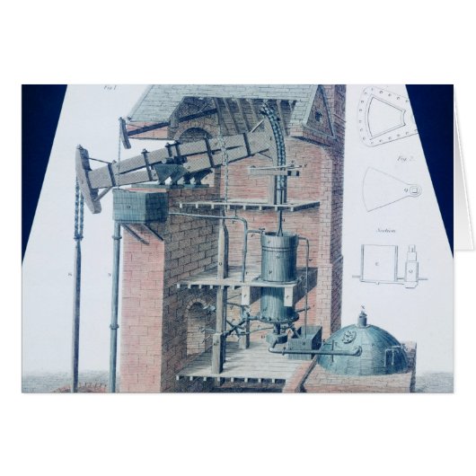 Atmospheric Steam Engine Cards (Front Horizontal)