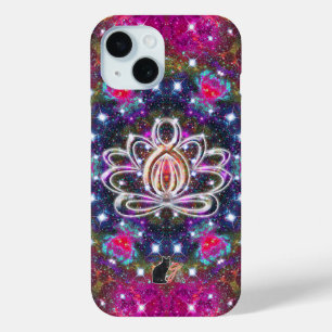 Atmospheric Zen Lotus iPhone 15 Case
