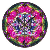 Atmospheric Zen Lotus Clock