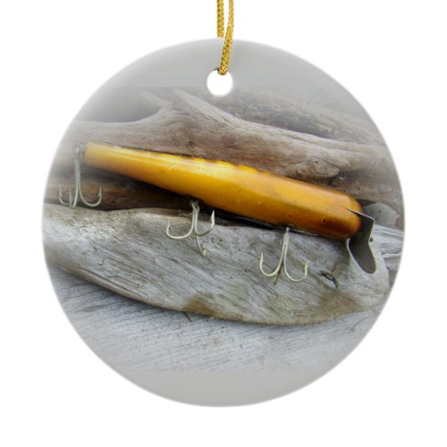 Atom A40 Vintage Fishing Lure Ceramic Ornament