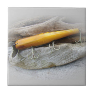 Atom A40 Vintage Saltwater Fishing Lure Ceramic Tile