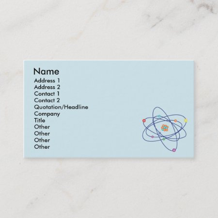 Atom - Business Business Card