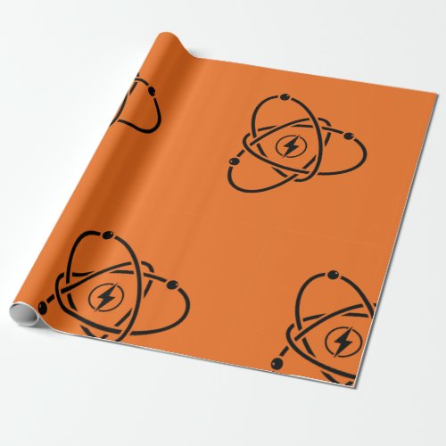 Atom Energy Icon Wrapping Paper