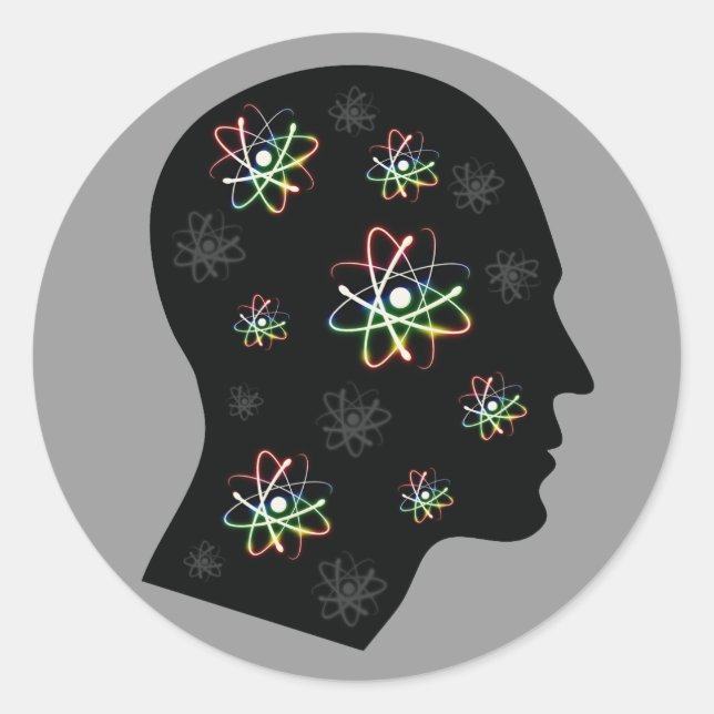 Atom mind - sticker (Front)