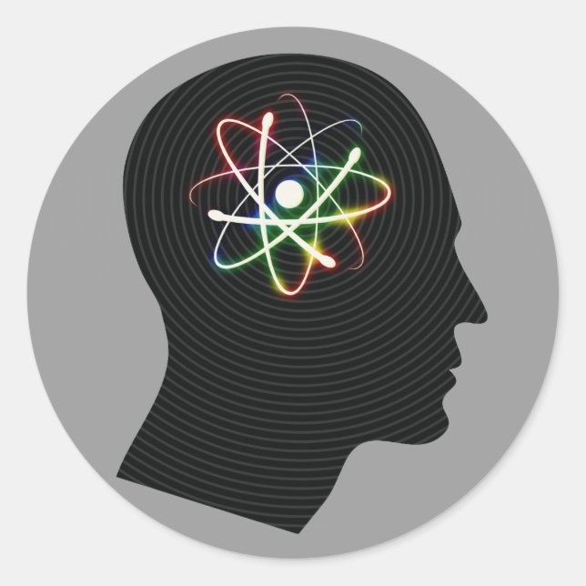 Atom mind - sticker (Front)
