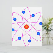 atom model vector clipart (Standing Front)