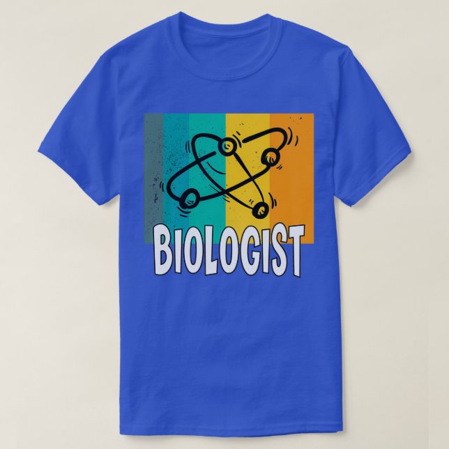 Atom Molecule Science Biology Teacher Gift Idea 2 T-Shirt (Design Front)