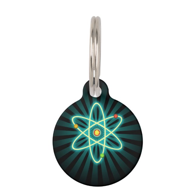Atom Pet Name Tag (Front)