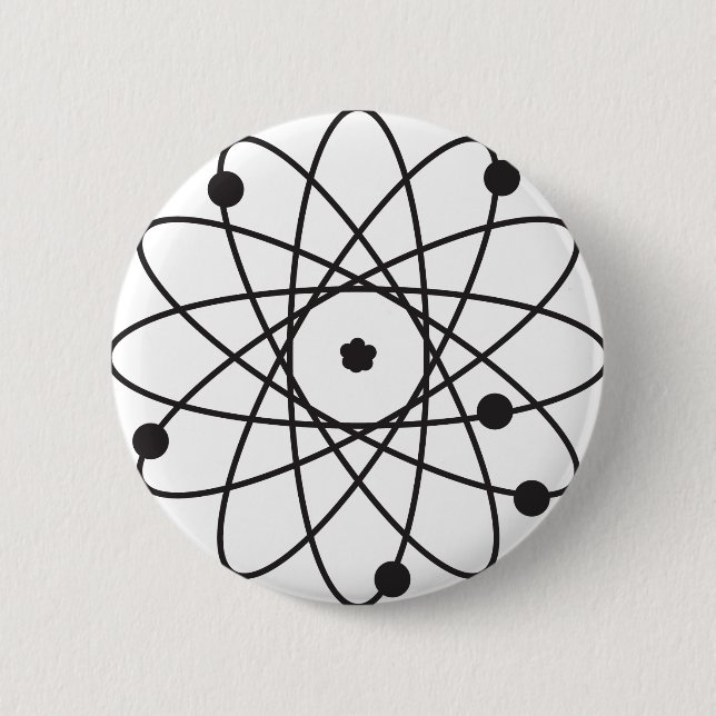 Atom Pinback Button (Front)