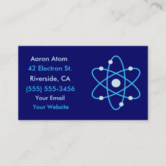 Atom Science Business Cards