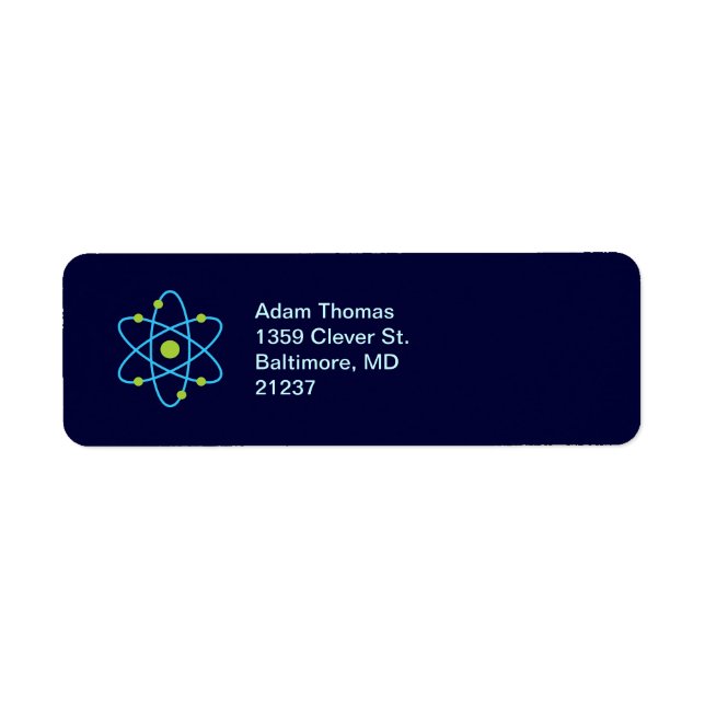 Atom Science Label (Front)