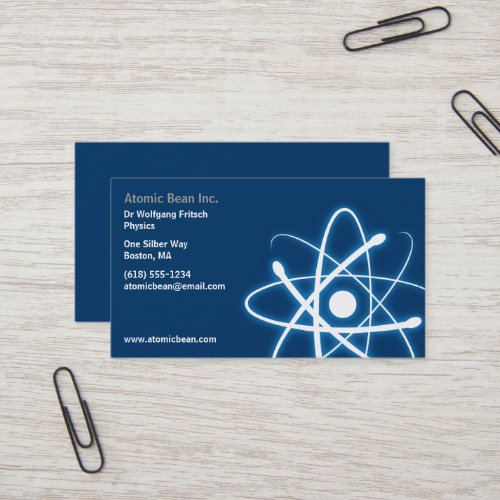 Atom - Scientist Business Card