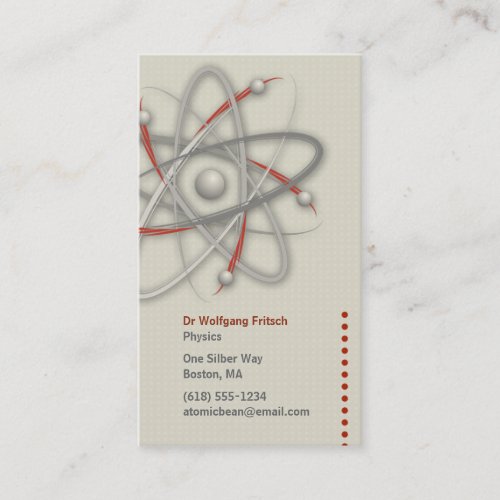 Atom - Scientist Business Card