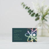 Atom - Scientist Business Card (Standing Front)